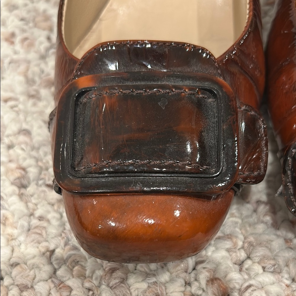 Cole Haan Brown Patent Leather Heels - Picture 5 of 7